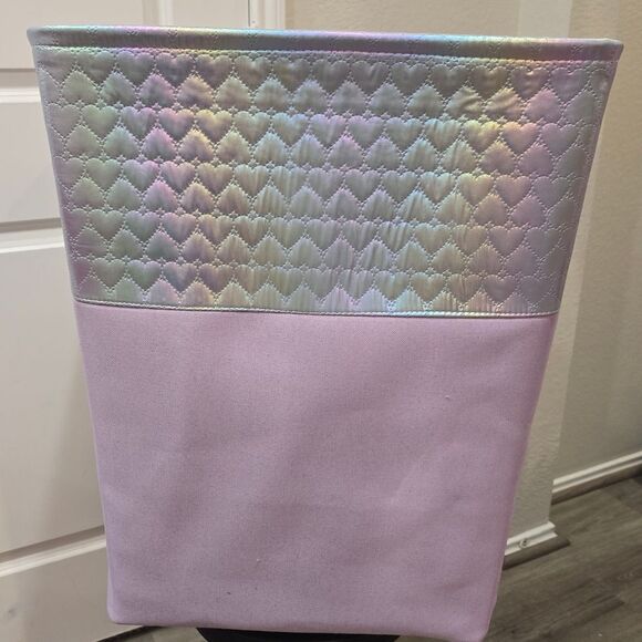 Juicy Couture Home Iridescent Quilted & Canvas Laundry Basket - Picture 3 of 7